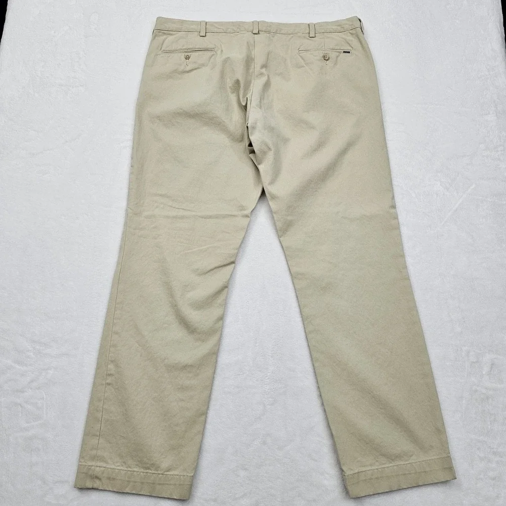 Polo Ralph Lauren‎ Mens 40W 31L Beige Pants Chinos Khaki Slim Fit Preppy Ivy